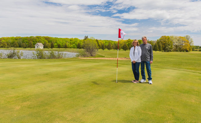 Deer Run Golf Course On Washington Island
